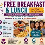 FREE BREAKFAST & LUNCH for kids and Children